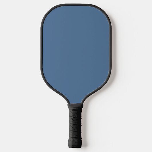 Midden-eeuw moderne solide capri blauwe kleur pickleball paddle (Achterkant)
