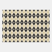 Midden-eeuw moderne Starburst patroon Inpakpapier Vel (Voorkant 3)