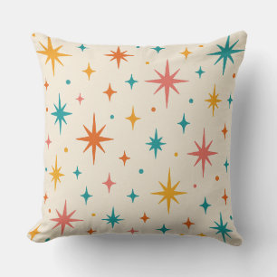 Midden-eeuw moderne Starburst patroon Kussen