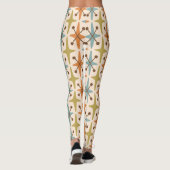 Midden-eeuw moderne Starburst patroon Leggings (Achterkant)