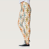 Midden-eeuw moderne Starburst patroon Leggings (Links)