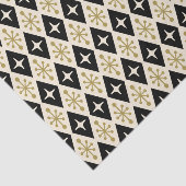 Midden-eeuw moderne Starburst patroon Tissuepapier (Detail)