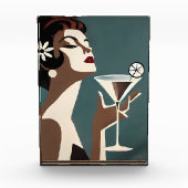 Midden Eeuw Modernisme Kunst De Martini DIva Fotoblokken (Voorkant)