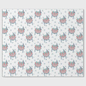 Midden Eeuw Patroon Cadeaupapier (Vlak)