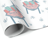 Midden Eeuw Patroon Cadeaupapier (Rol Hoek)