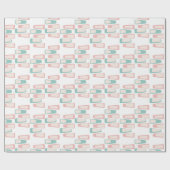 Midden Eeuw Patroon Cadeaupapier (Vlak)
