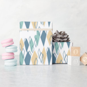 Midden Eeuw Patroon Cadeaupapier