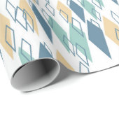 Midden Eeuw Patroon Cadeaupapier (Rol Hoek)