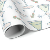 Midden Eeuw Patroon Cadeaupapier (Rol Hoek)