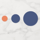 Midden Eeuw Retro Bruiloft Confetti (Achterkanten)