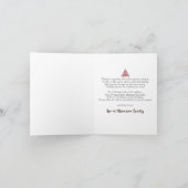 Midden eeuw retro elf grillige kerst gedicht feestdagen kaart (Binnen)