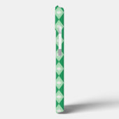 Midden Eeuw Retro Groen Diamanten Kerstmis Case-Mate iPhone Case (Achterkant / Links)
