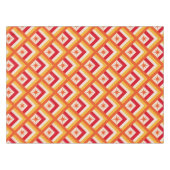 Midden eeuw rode retro starbursts op diamanten vor tafelkleed (Voorkant (Horizontaal))