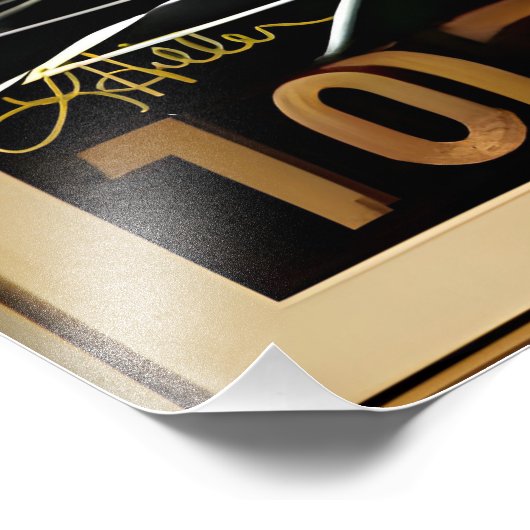 Midden-Eeuw Ruimtetijd Astronaut Landing Art Foto Afdruk (Hoek)