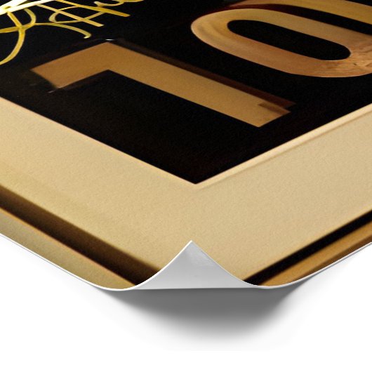 Midden-Eeuw Ruimtetijd Astronaut Landing Art Poster (Hoek)