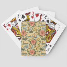 Midden eeuw vervaagde Hawaïaanse shirt print