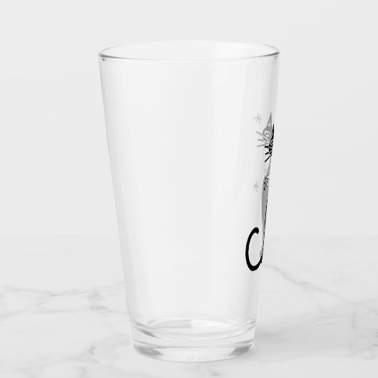 Midden Eeuw Zwarte Kat Glas (Rechts)