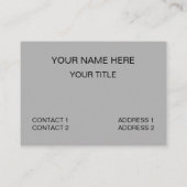 Midden-eeuws Abstract geometrisch patroon Visitekaartje (Achterkant)