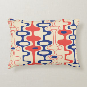 Midden-eeuws abstract: modern naadloos design. accent kussen