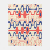 Midden-eeuws abstract: modern naadloos design. fleece deken (Voorkant)