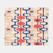 Midden-eeuws abstract: modern naadloos design. fleece deken (Voorkant (Horizontaal))