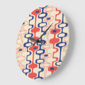 Midden-eeuws abstract: modern naadloos design. grote klok (Hoek)