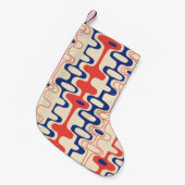 Midden-eeuws abstract: modern naadloos design. kleine kerstsok (Voorkant (Hangend))