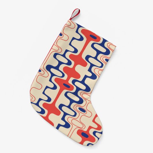 Midden-eeuws abstract: modern naadloos design. kleine kerstsok (Voorkant (Hangend))