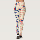 Midden-eeuws abstract: modern naadloos design. leggings (Achterkant)