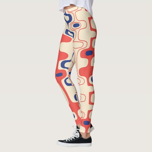 Midden-eeuws abstract: modern naadloos design. leggings (Links)
