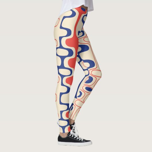 Midden-eeuws abstract: modern naadloos design. leggings (Rechts)