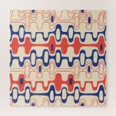 Midden-eeuws abstract: modern naadloos design. legpuzzel (Horizontaal)