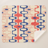 Midden-eeuws abstract: modern naadloos design. sherpa deken (Voorkant (horizontaal))
