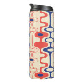 Midden-eeuws abstract: modern naadloos design. thermosbeker (Geroteerd rechts)