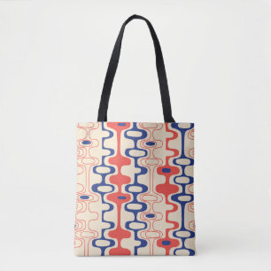 Midden-eeuws abstract: modern naadloos design. tote bag