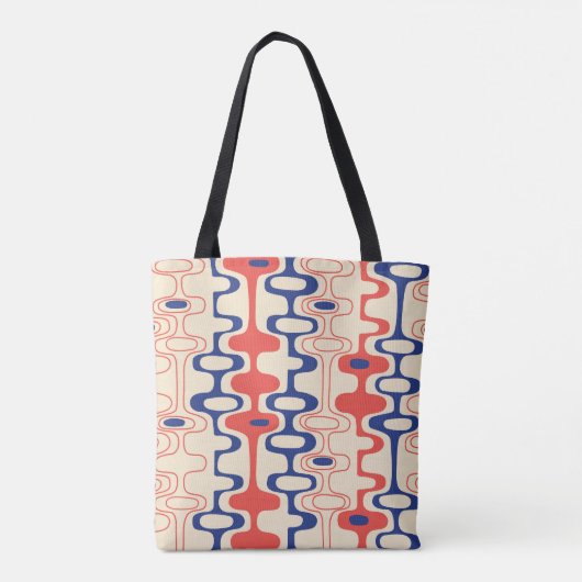 Midden-eeuws abstract: modern naadloos design. tote bag (Achterkant)