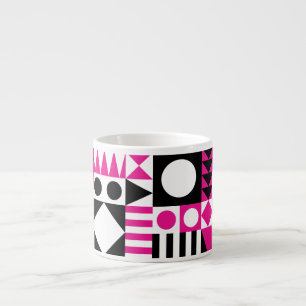 Midden-eeuws abstract patroon. espresso kop