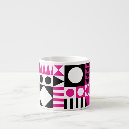 Midden-eeuws abstract patroon. espresso kop (Voorkant)