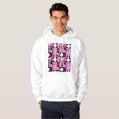 Midden-eeuws abstract patroon. hoodie (Voorkant volledig)