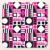 Midden-eeuws abstract patroon. kartonnen onderzetters (Voorkant)