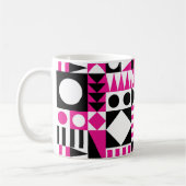 Midden-eeuws abstract patroon. koffiemok (Links)