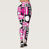 Midden-eeuws abstract patroon. leggings (Achterkant)