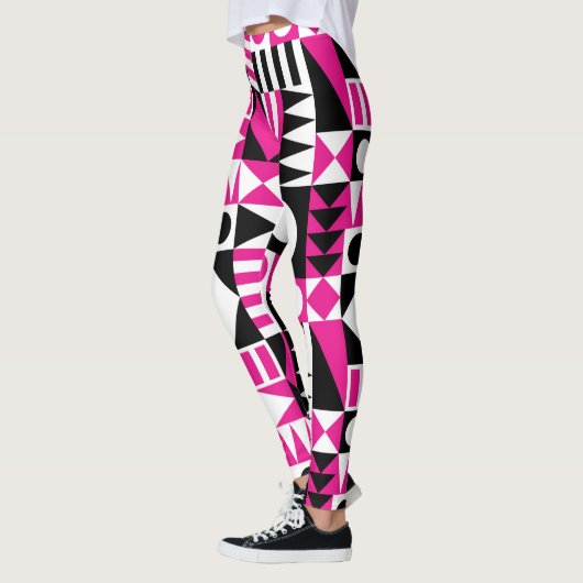 Midden-eeuws abstract patroon. leggings (Links)