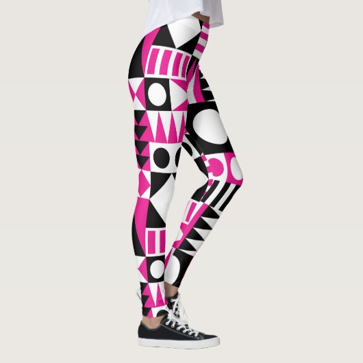 Midden-eeuws abstract patroon. leggings (Rechts)