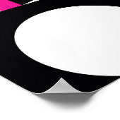 Midden-eeuws abstract patroon. poster (Hoek)