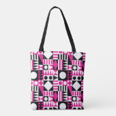 Midden-eeuws abstract patroon. tote bag (Achterkant)