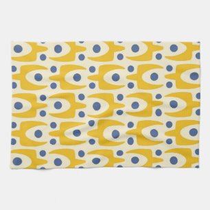 Midden-eeuws Abstract patroonkeukenhanddoeken Theedoek
