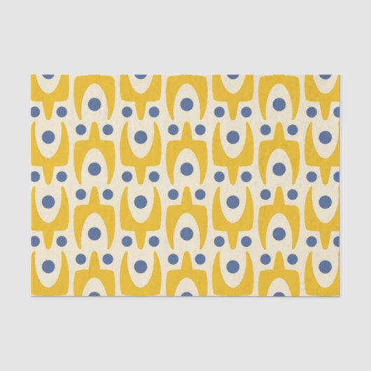 Midden-eeuws Abstract patroonkeukenhanddoeken Tissuepapier (Voorkant)