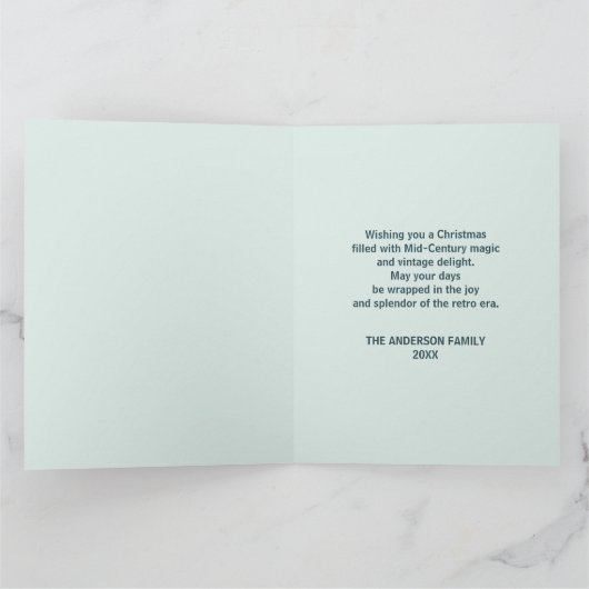 Midden-eeuws atoomkerst kaart (Binnen)