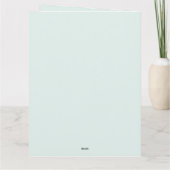 Midden-eeuws atoomkerst kaart (Achterkant)